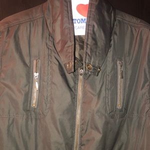 OLIVE 🫒 GREEN SWEATER SLEEVE JACKET